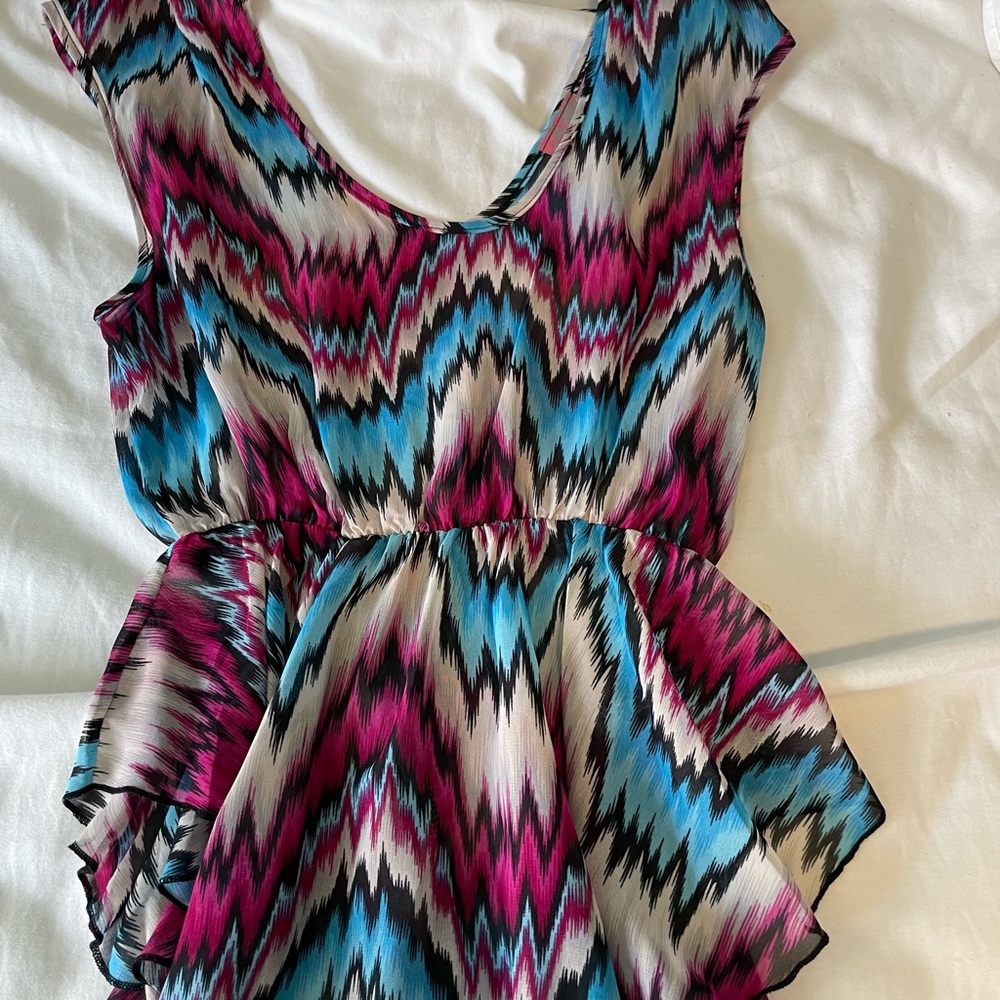 VGC sheer boho beautiful top sz S